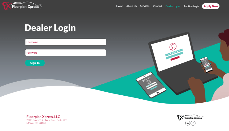Dealer Login Pic